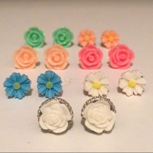 Super cute variety of flower earrings